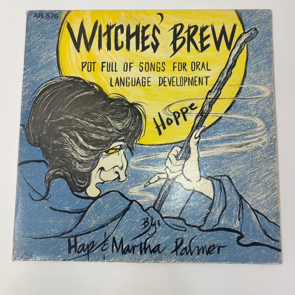 Activity Records Witches Brew Vinyl LP Kids 12" Black 1976 Hap Martha Palmer